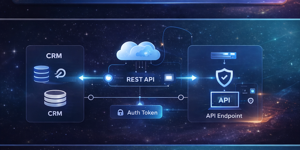 Secure API integration diagram